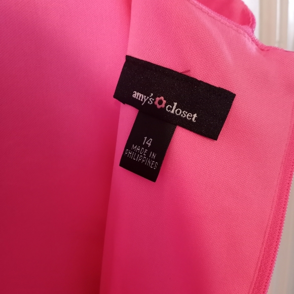 Amy's Closet Pink Tule Dress Girl's Size 14 NWT - Picture 14 of 16